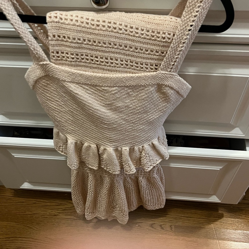 A.L.C. Cream Crochet Midi Skirt & Top SET! - Picture 6 of 7